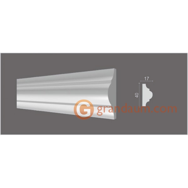 Молдинг с гладким профилем Decor dizayn DD002