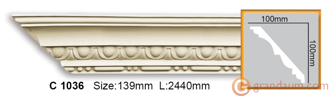 Карниз гибкий Gaudi Decor C 1036 (2,00м) Flexi