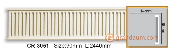 Молдинг гибкий Gaudi Decor CR 3051 (2,00м) Flexi