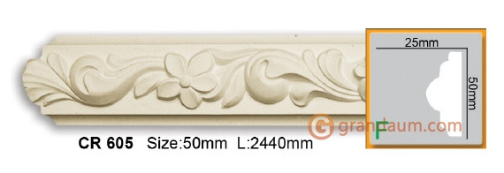 Молдинг гибкий Gaudi Decor CR 605 (2,00м) Flexi