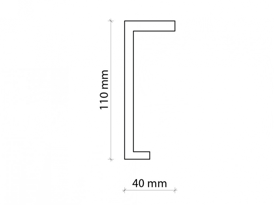Карниз для штор Gaudi Decor P 890 (2,00м)