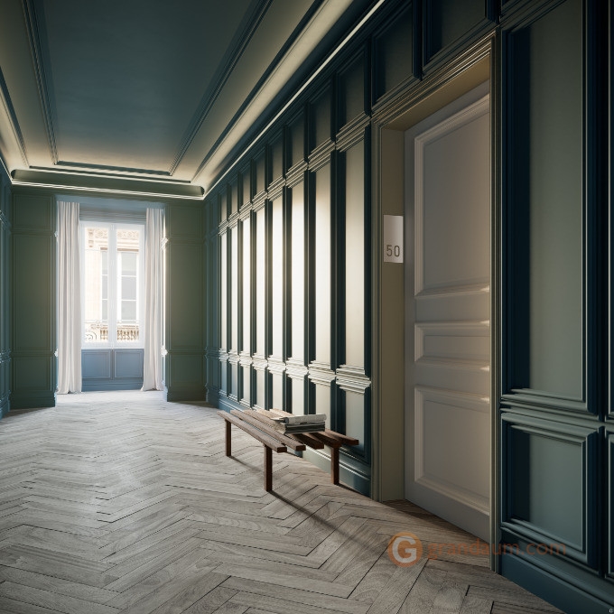 Карниз для скрытого освещения Orac Decor C324