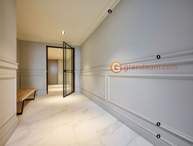 Молдинг с гладким профилем Orac Decor P8030