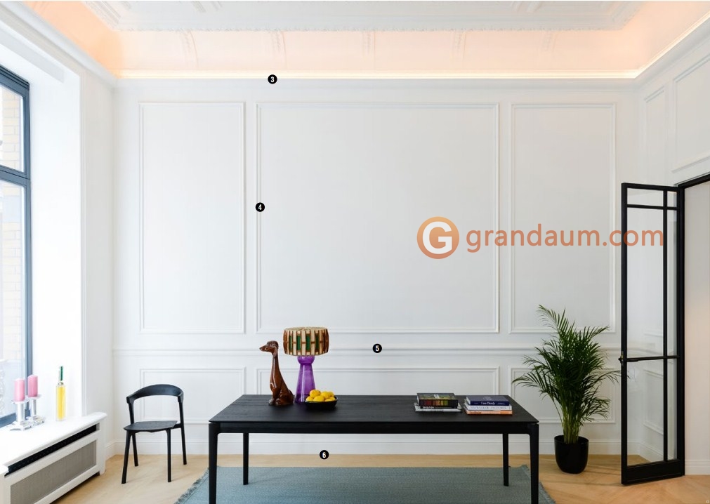 Молдинг с гладким профилем Orac Decor P8050