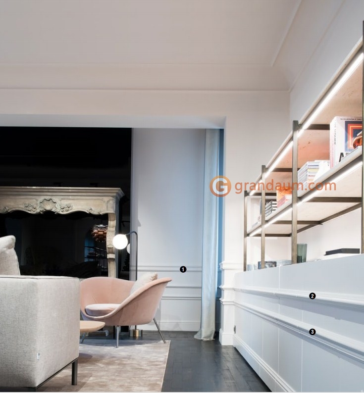 Молдинг с гладким профилем Orac Decor P9010