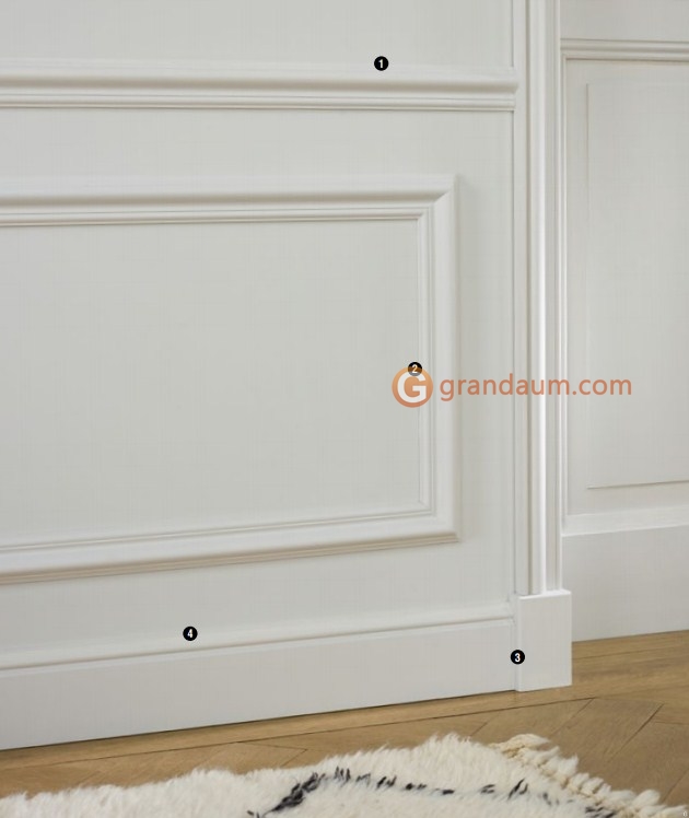 Напольный плинтус с гладким профилем Orac decor SX173