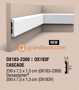 Молдинг с гладким профилем Orac decor DX183-2300