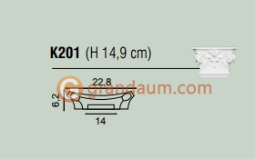 Пилястра Orac Decor K201