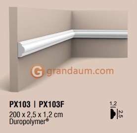 Молдинг гибкий Orac Decor PX103F