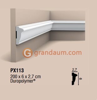 Молдинг с гладким профилем Orac Decor PX113