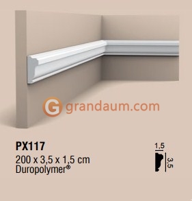 Молдинг с гладким профилем Orac Decor PX117