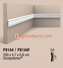 Молдинг с гладким профилем Orac Decor PX144