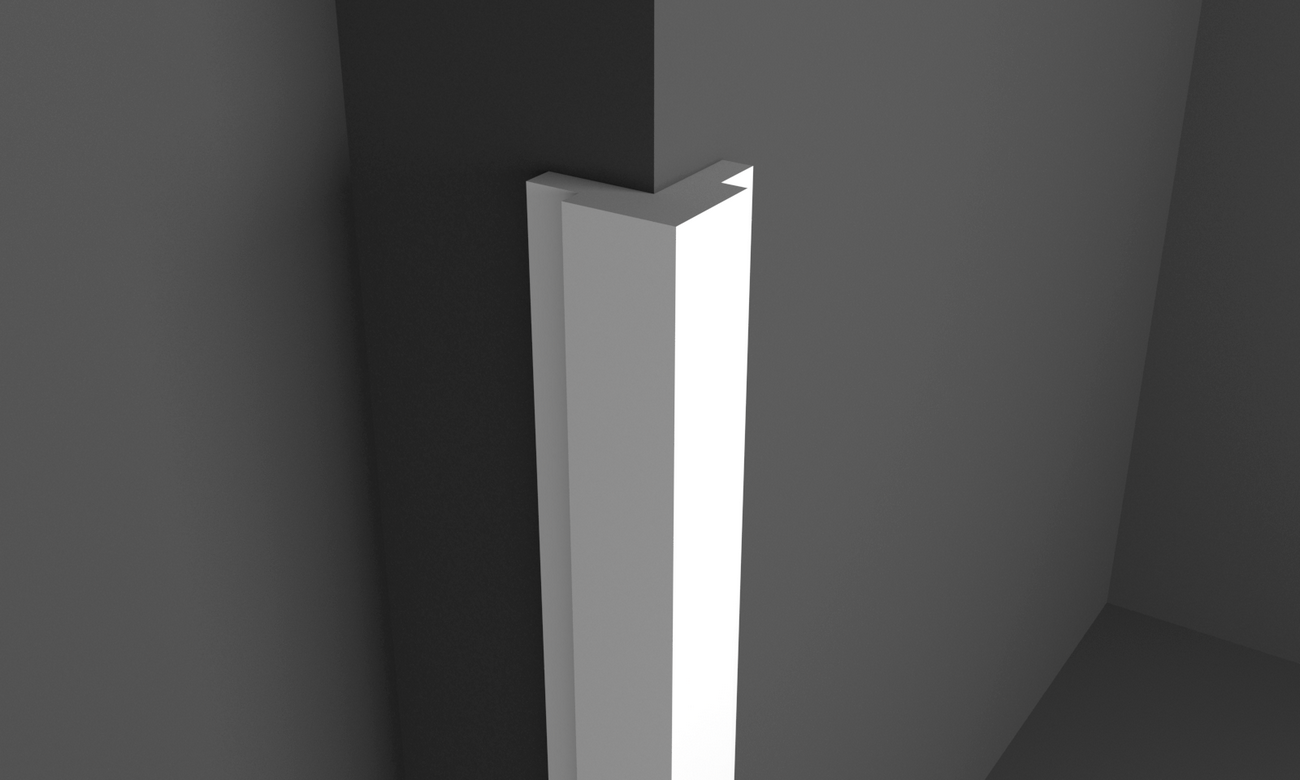 Prestige decor HC 202 угол наружный без покрытия (2,00м)