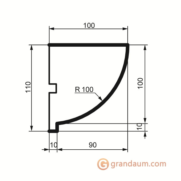 Prestige decor KC 109 без покрытия (2,00м)