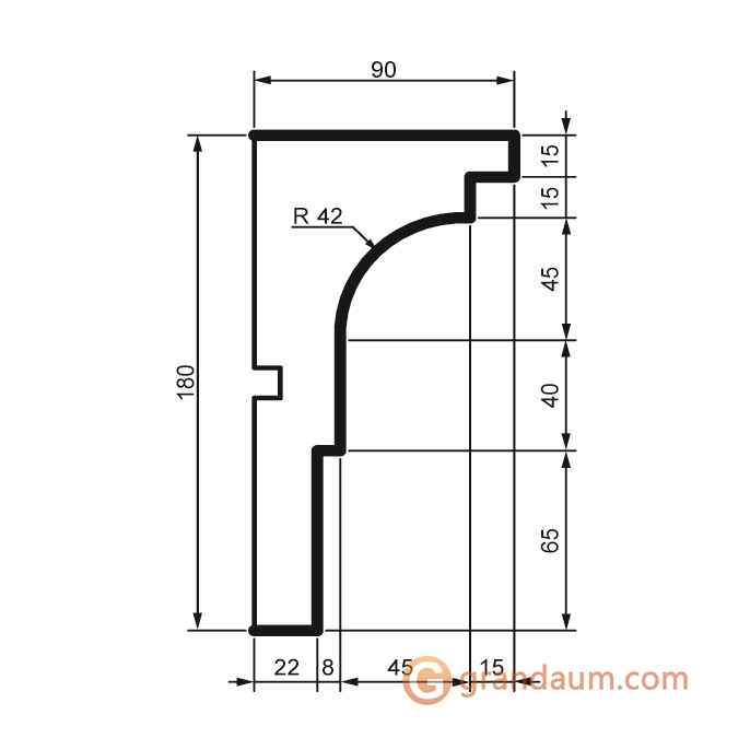 Prestige decor KC 115 без покрытия (2,00м)