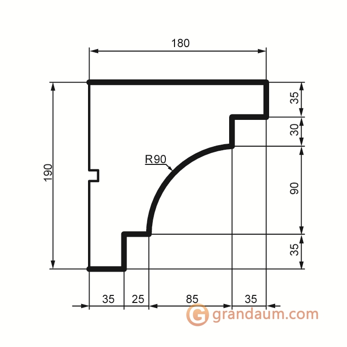 Prestige decor KC 117 без покрытия (2,00м)