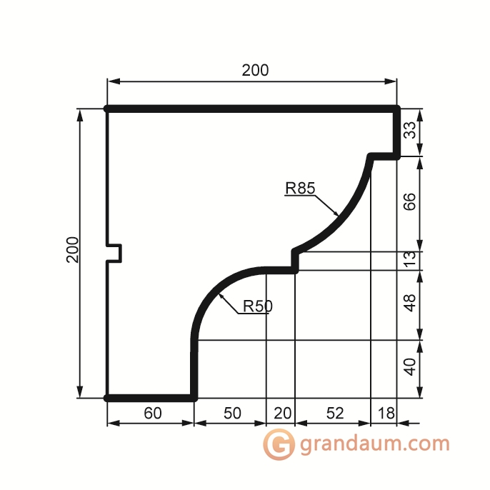 Prestige decor KC 121 без покрытия (2,00м)