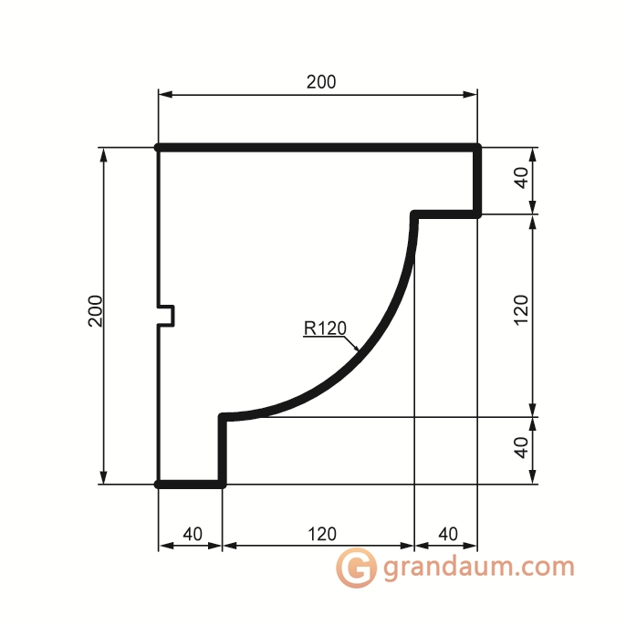 Prestige decor KC 122 без покрытия (2,00м)