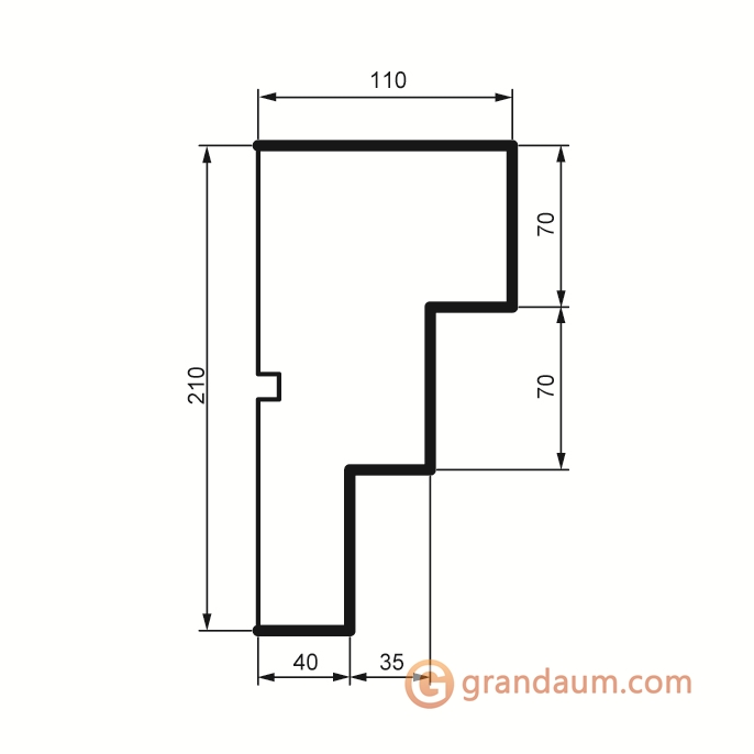 Prestige decor KC 124 без покрытия (2,00м)
