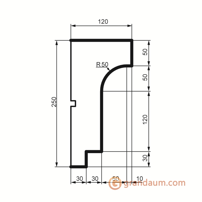 Prestige decor KC 129 без покрытия (2,00м)