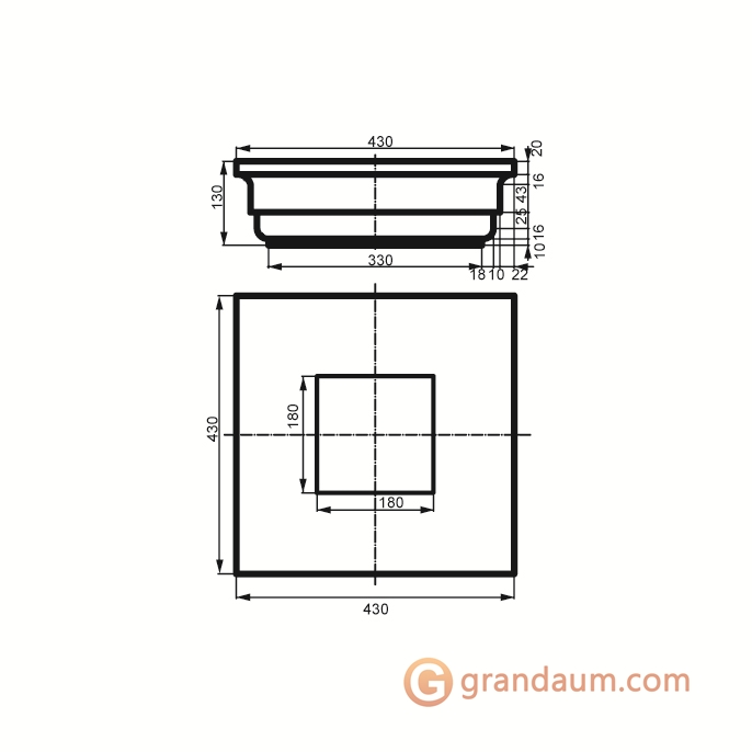 Prestige decor LC 114-1 капитель без покрытия