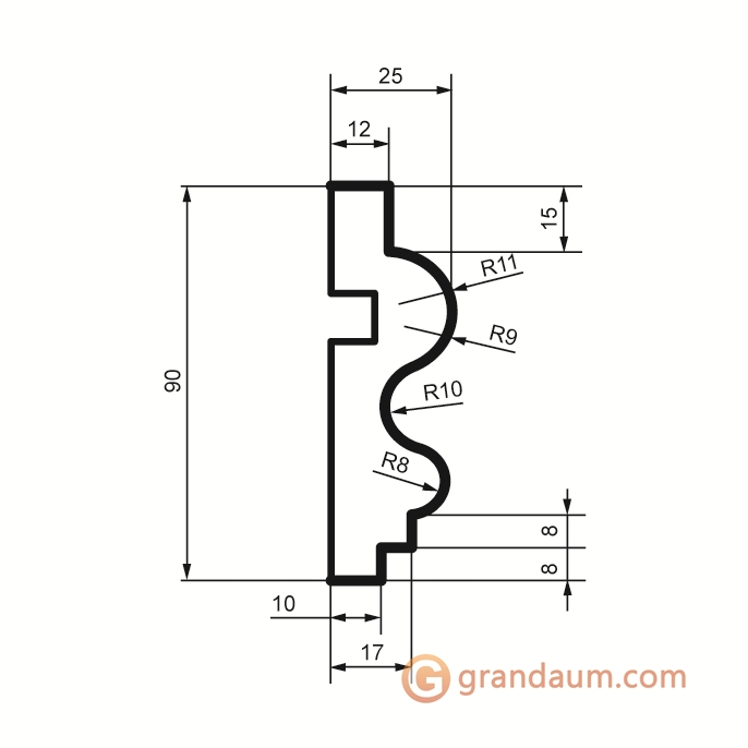 Prestige decor MC 106 без покрытия (2,00м)