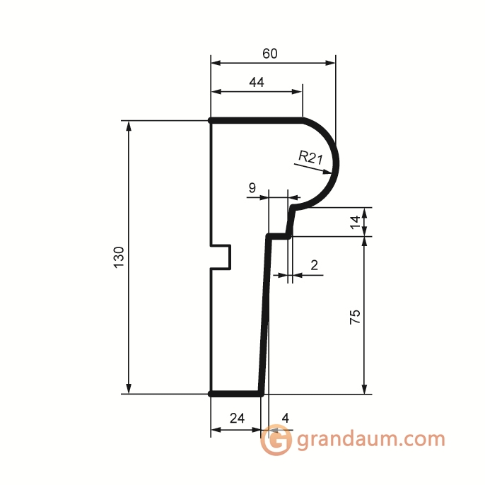 Prestige decor MC 117 без покрытия (2,00м)