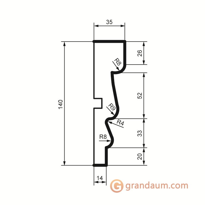 Prestige decor MC 119 без покрытия (2,00м)