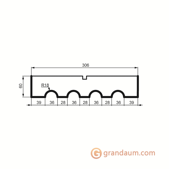 Prestige decor PC 102 тело без покрытия (2,00м)
