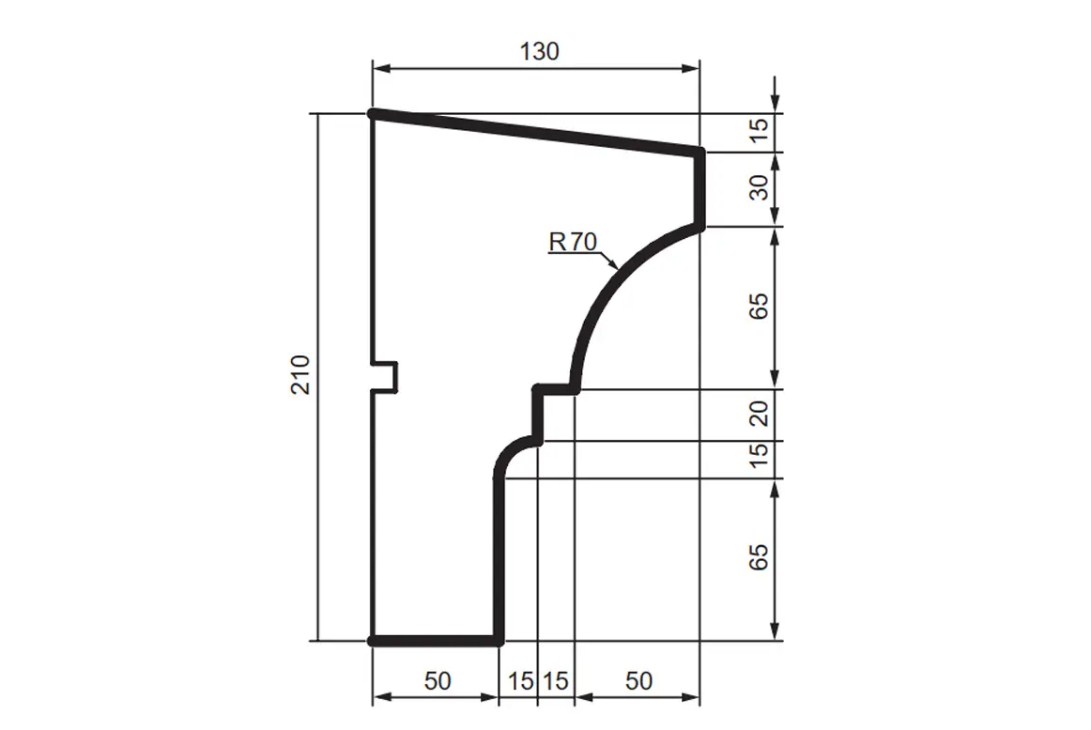 Prestige decor DC 118 (2.00м) подоконник