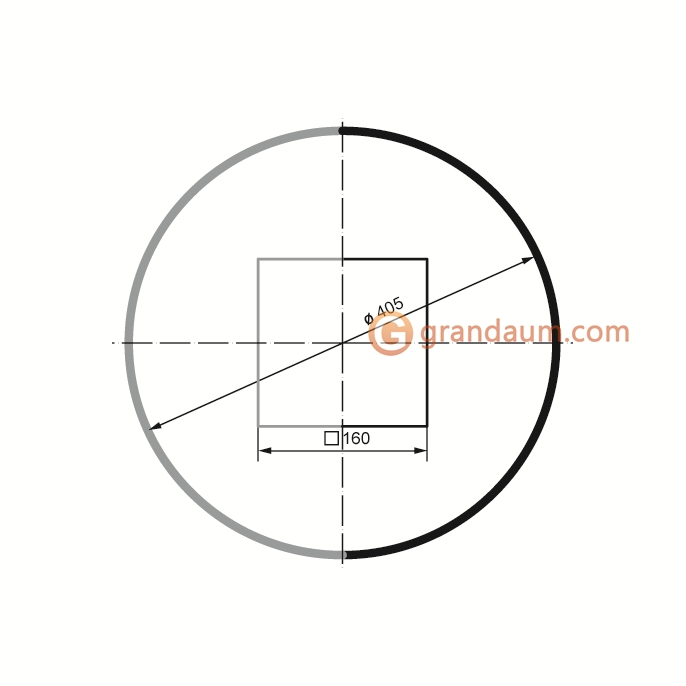 Колонны Prestige decor LC 103-2 тело гладкое Half (2,00м)