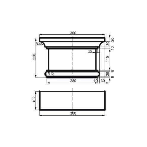 Prestige decor PC 110 капитель