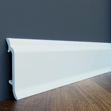 Напольный плинтус с гладким профилем Cezar Цезарь LPC-16