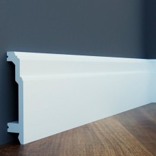 Напольный плинтус с гладким профилем Cezar Цезарь LPC-26