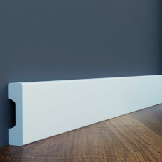 Напольный плинтус с гладким профилем Cezar Цезарь LPC-27