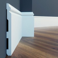 Напольный плинтус с гладким профилем Cezar Цезарь LPC-33