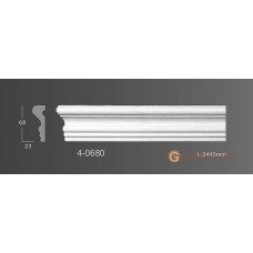 Молдинг с гладким профилем Classic home 4-0680