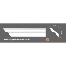 Карниз с гладким профилем Decomaster 96118