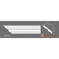 Карниз с гладким профилем Decomaster 96720