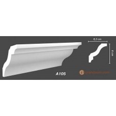 Карниз с гладким профилем Decomaster A-105