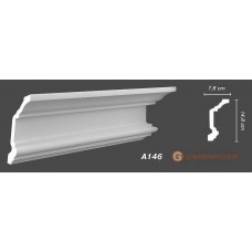 Карниз с гладким профилем Decomaster A-146
