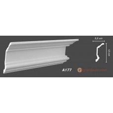 Карниз с гладким профилем Decomaster A-177