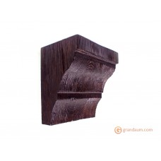 Консоль для балок Decowood Модерн ED 035 classic темная 19х13