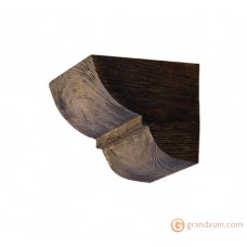 Декоративная балка, Консоль Decowood Модерн ED 016 classic темная 12х12