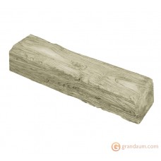 Декоративная балка Decowood Рустик EQ 005 (3м) classic белая 19х13