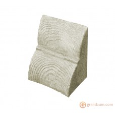 Декоративная балка, Консоль Decowood Рустик EQ 015 classic белая 19х17