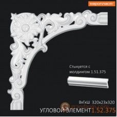Угловые элементы и вставки Европласт 1.52.375