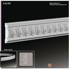 Молдинг с орнаментом Европласт 1.51.335 (М-335)