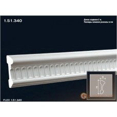 Молдинг с орнаментом Европласт 1.51.340 (М-340)