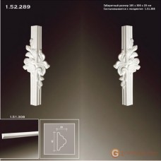 Угловые элементы и вставки Европласт 1.52.289 Уголок У-289